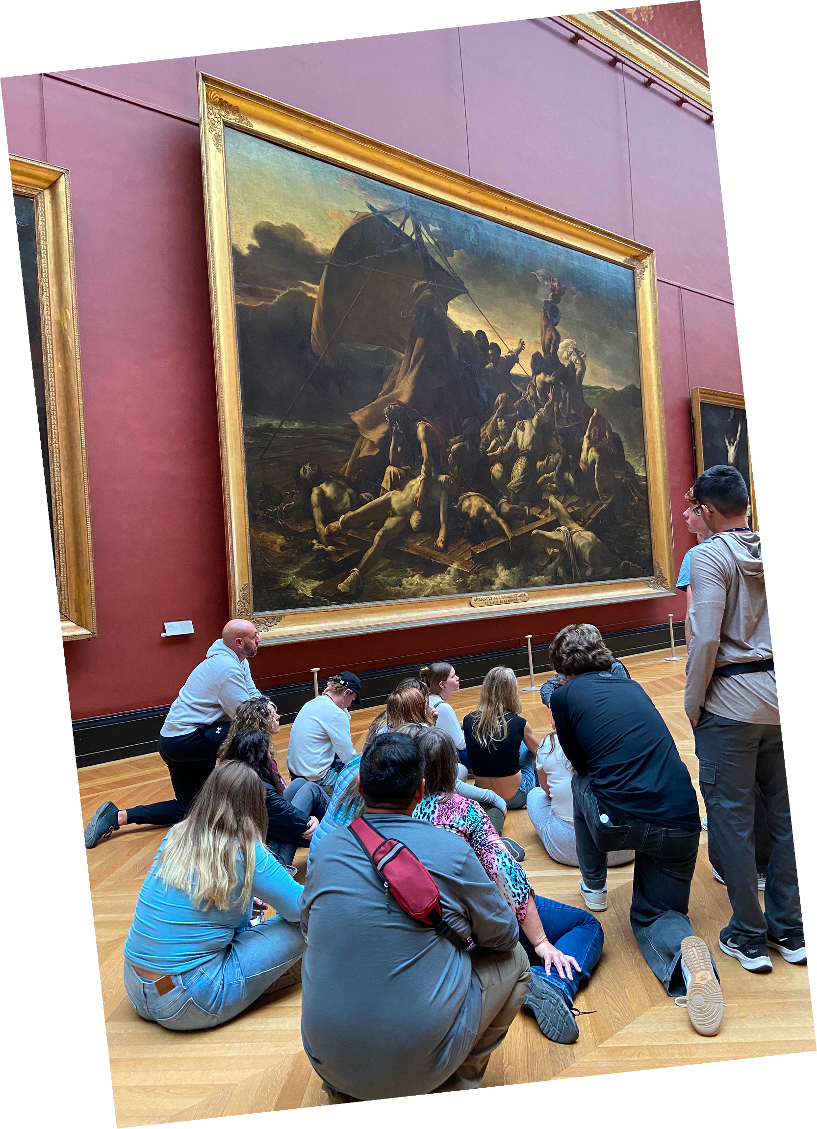 Group Picture in Louvre