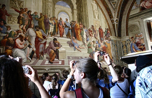 Vatican mural in Rome