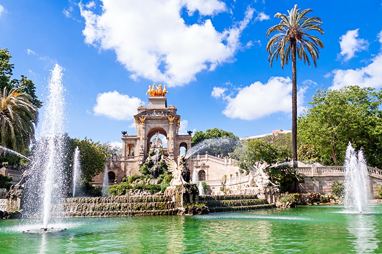 Fountain of Parc de la Ciutadella in Barcelona