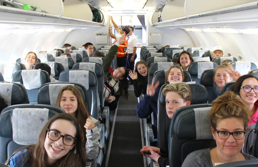 An ACIS group on a plane