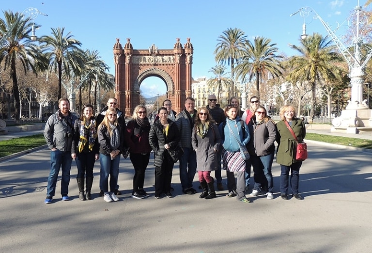 ACIS group leaders pose in Barcelona