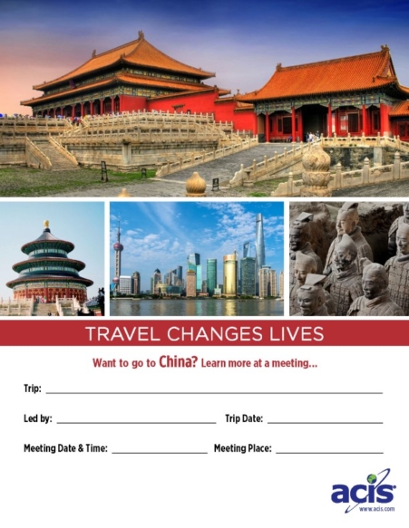 China Meeting Flyer