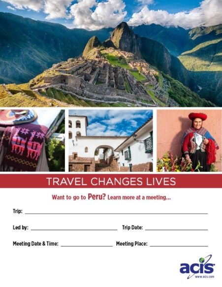 Peru Meeting Flyer