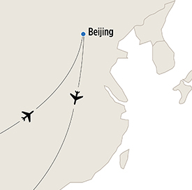 Map of Ancient Beijing itinerary