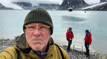 Peter Jones in Svalbard