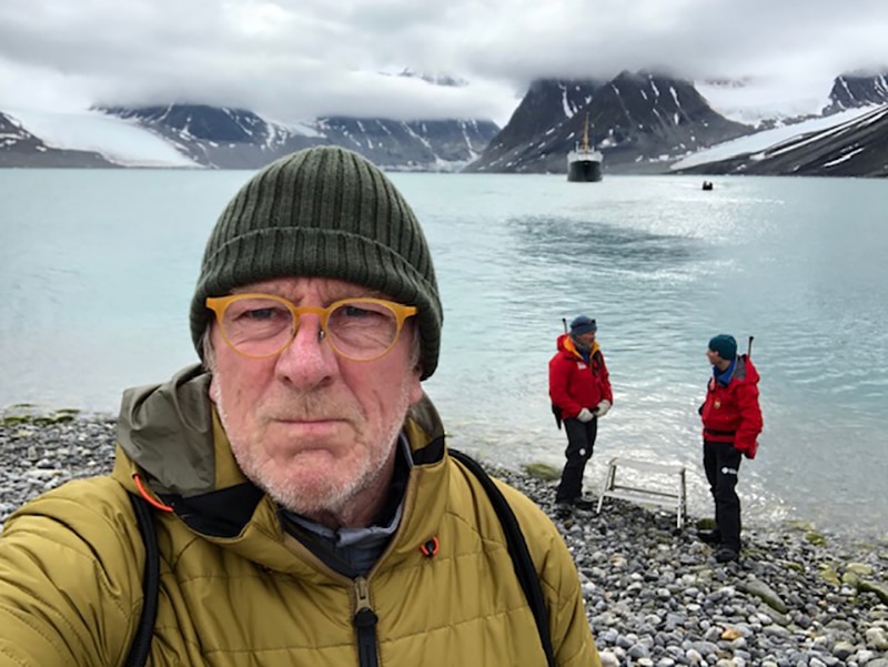 Peter Jones in Svalbard