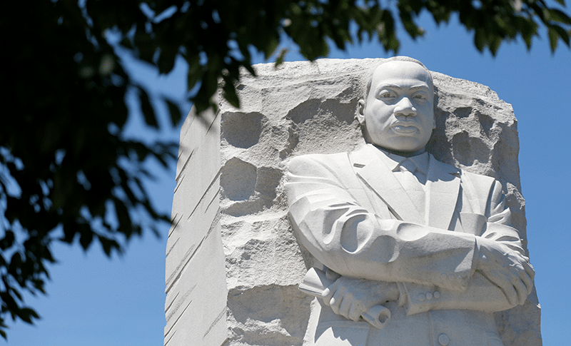 Martin Luther King Monument in Washington, DC