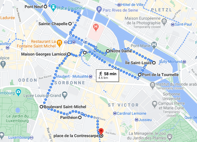 Paris Walk 2 - Pont Neuf to Rue Mouffetard