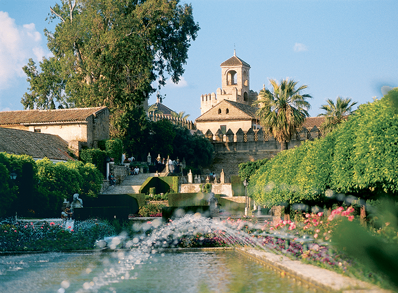 The Alhambra and gardens in Granada