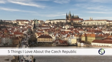 vista of Czech Republic city