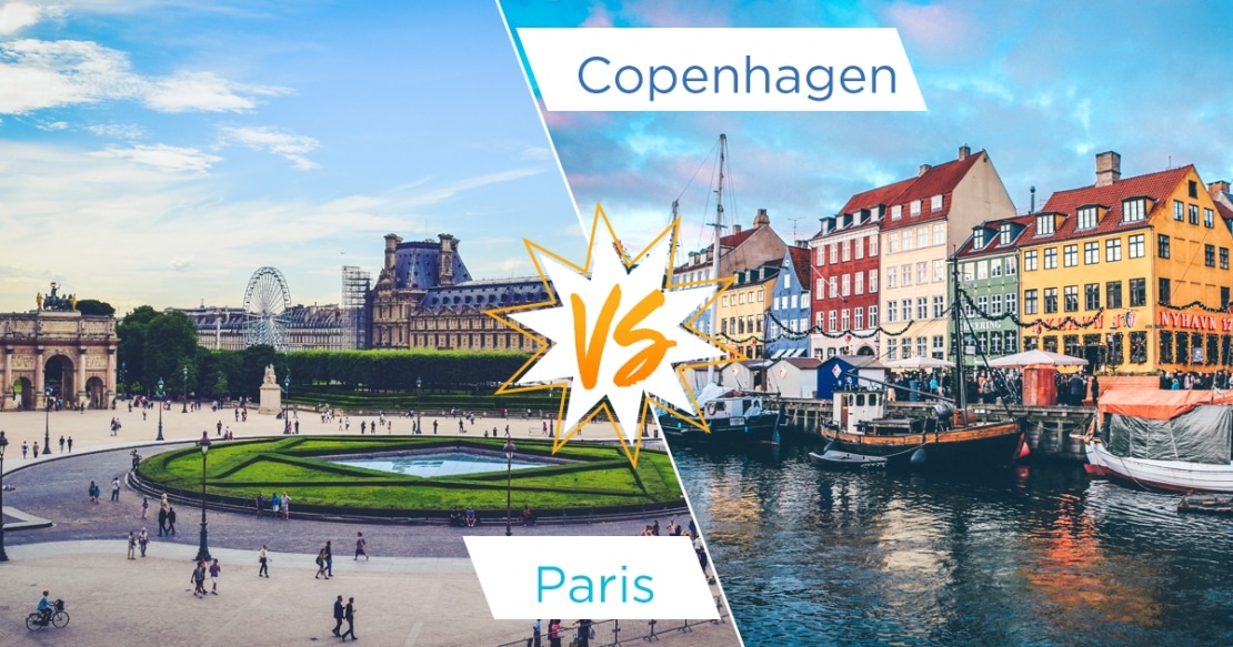 Paris view vs Copenhagen marina