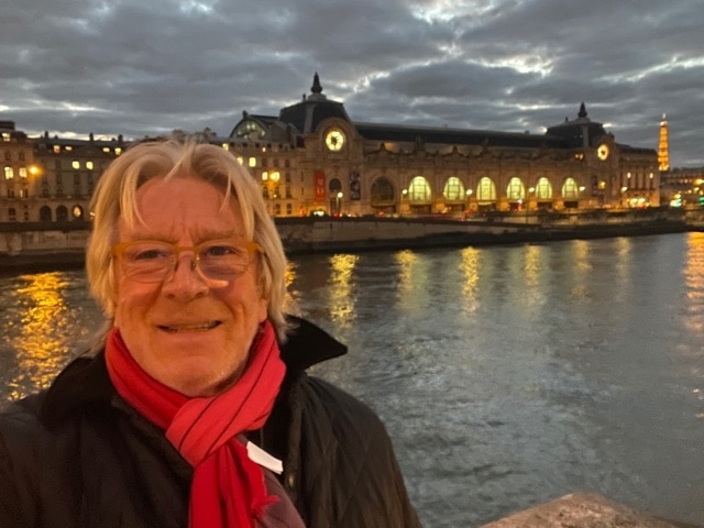 ACIS Educational Tours President Peter Jones in Paris at night
