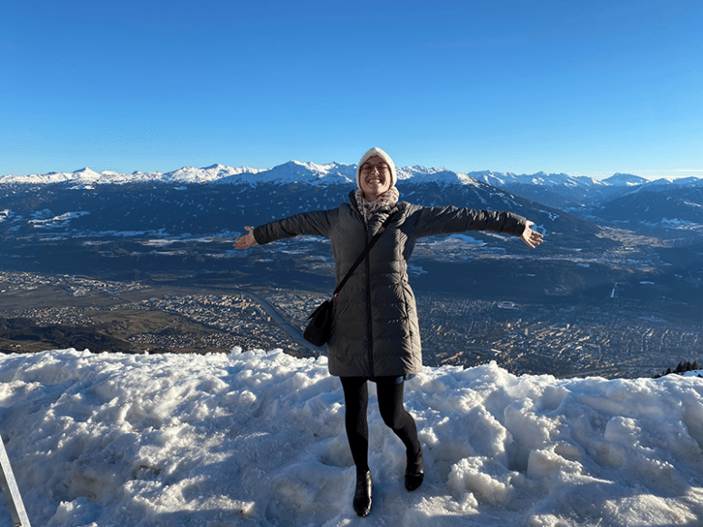 Beth in the Alps