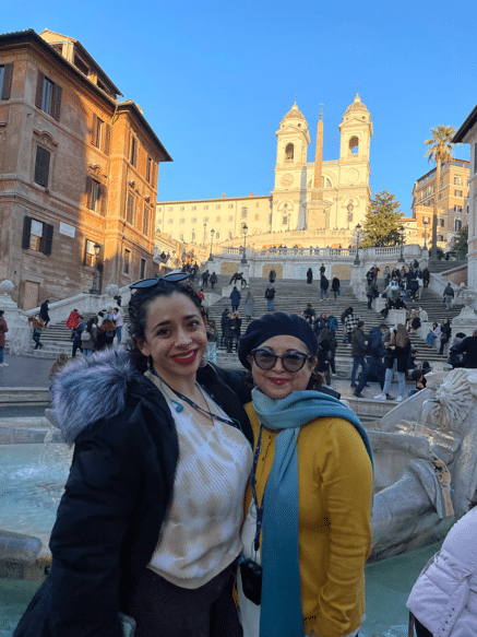Two ACIS teachers in Rome
