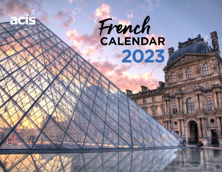 2023 Calendar for French Teachers