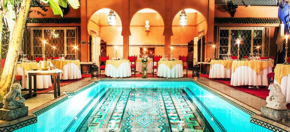 Former home of fashion icon Pierre Balmain, a dinner spot on the ACIS Global Conference to Morocco 