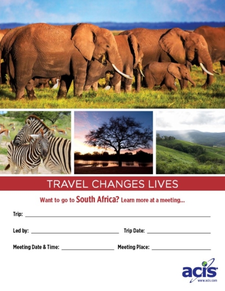 South Africa Meeting Flyer