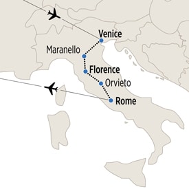 Insider's Italy map