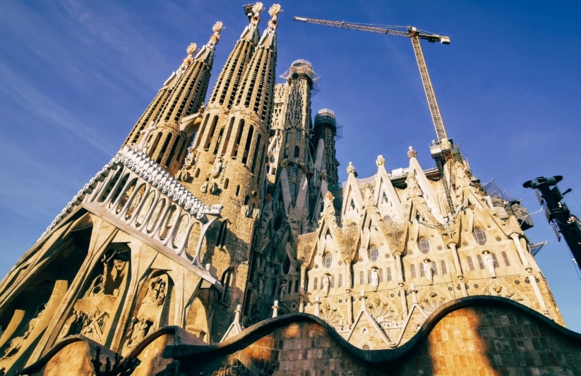 Exterior of the Sagrada Familia