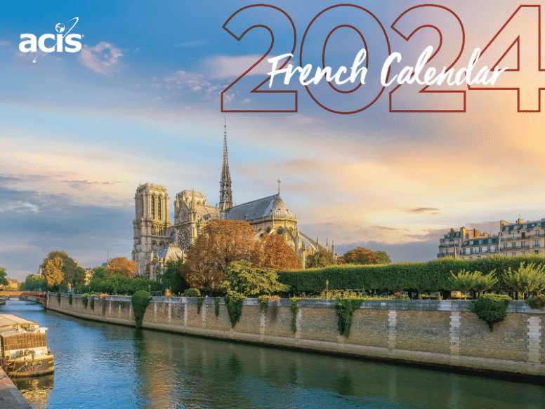 2024 French language calendars for teachers