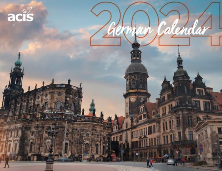 German calendars for teachers