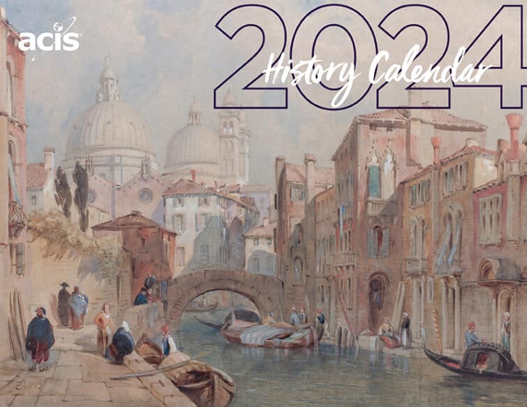 2024 history calendar cover