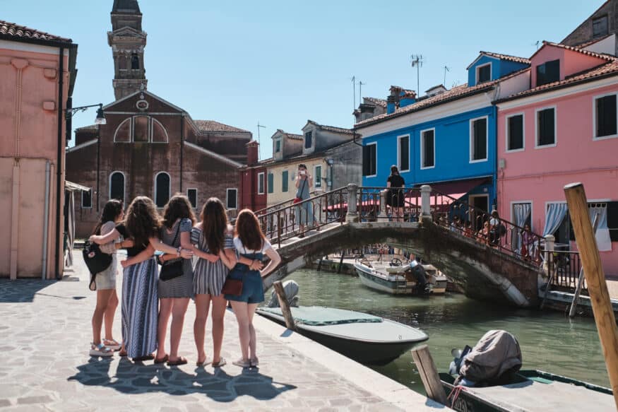 Girls in Venice Italy 
