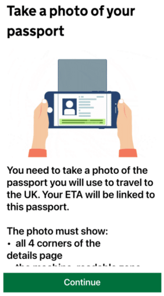 Step 5 of UK Travel Waiver