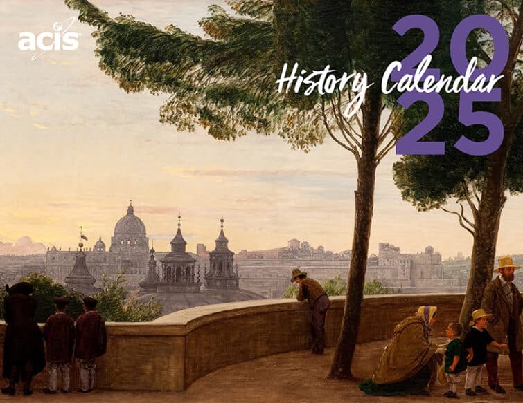 2025 History calendar cover