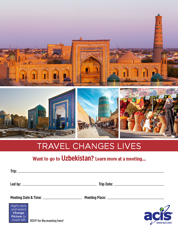 Uzbekistan Meeting Flyer