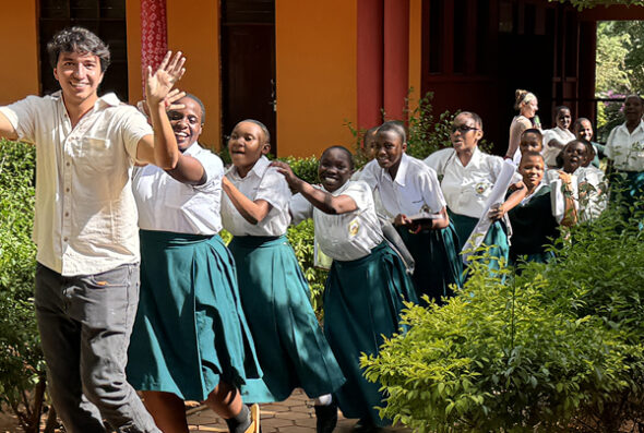 Student at SEGA School Visit