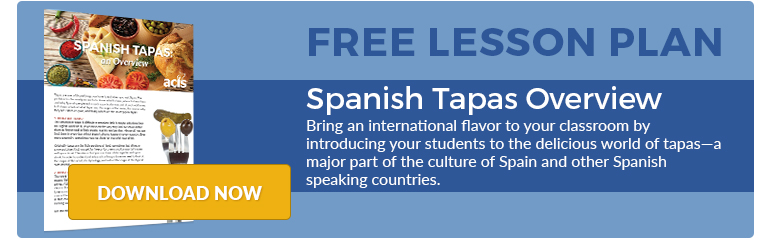 Spanish Tapas Lesson Plan