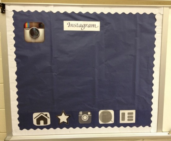 classroom instagram board