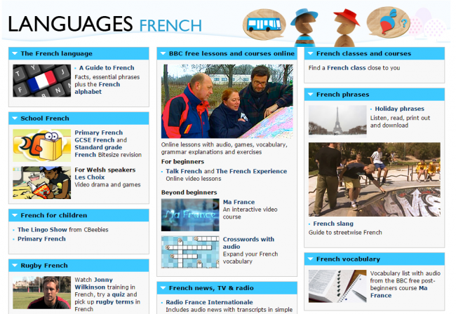 BBC French is fantastic french language resources website
