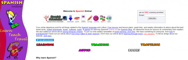 spanish.bz spanish language resources
