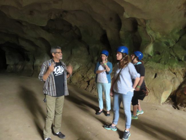 Domingo Abreu at Pomier Caves