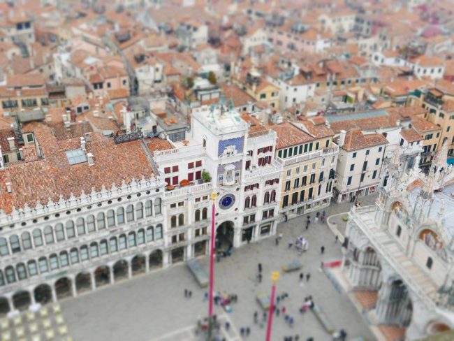st marks square from above