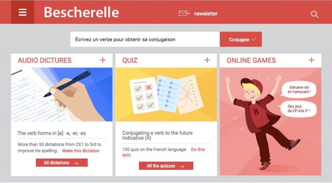 french language resources: bescherelle