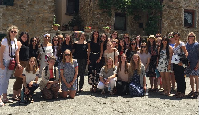 young womens leadership tour to italy