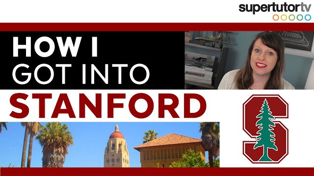 how i got into stanford