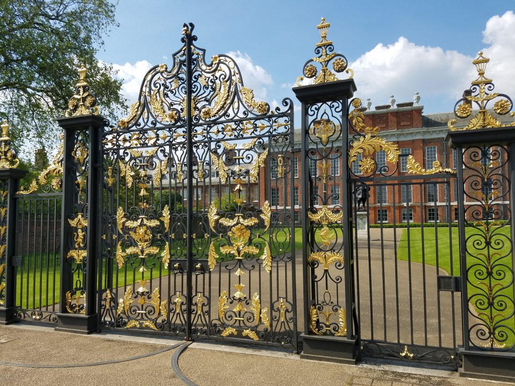 Front gates of the Kensington Palace