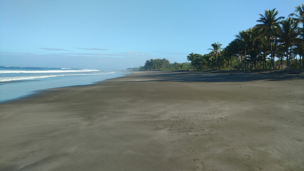 A beach in Costa Rica during the day